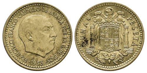 ESTADO ESPAÑOL 1 PESETA 1953*19-61