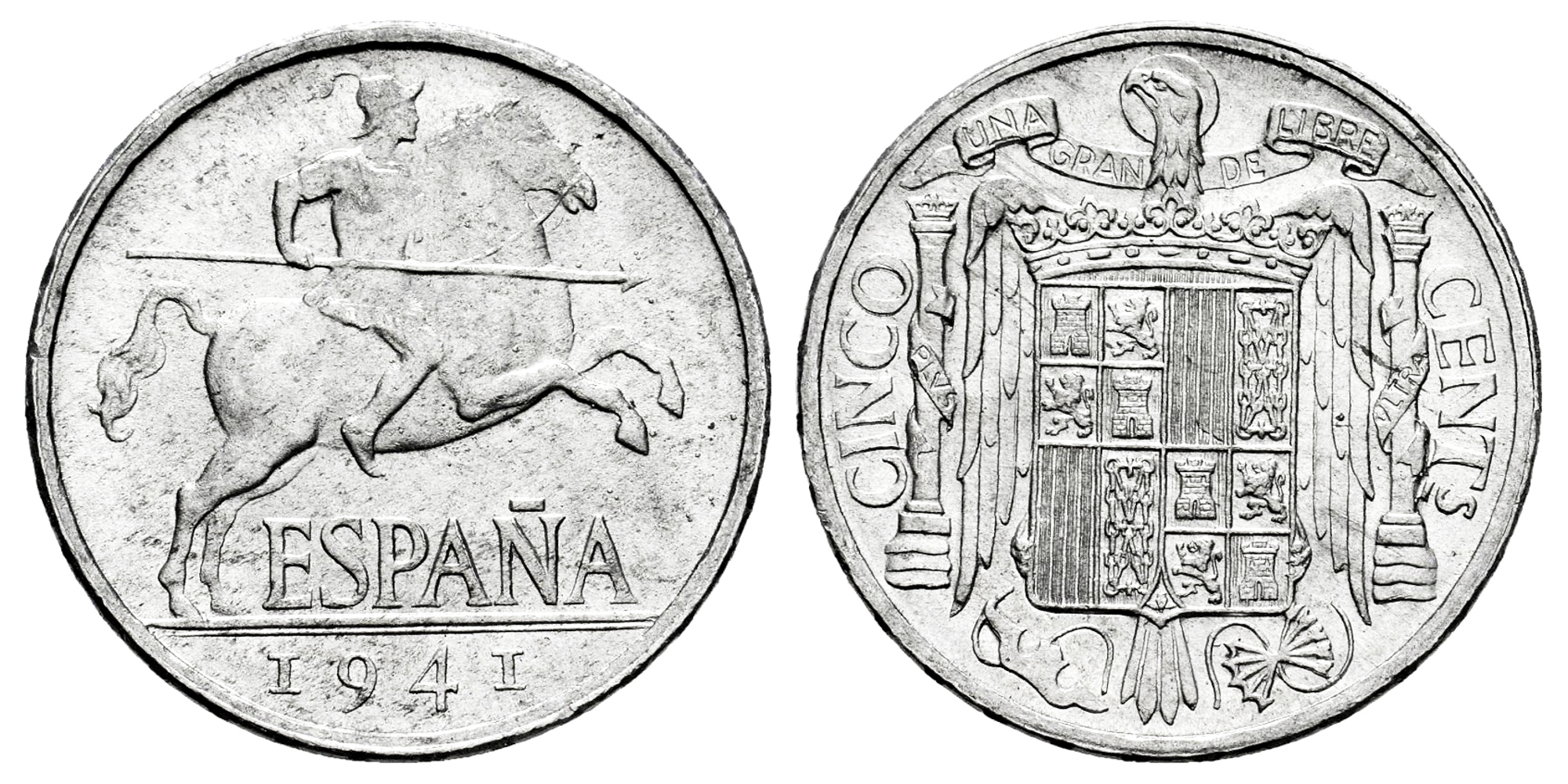 ESTADO ESPAÑOL 5 CENTIMOS 1941