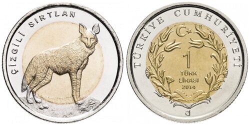 TURQUIA 1 LIRA 2014