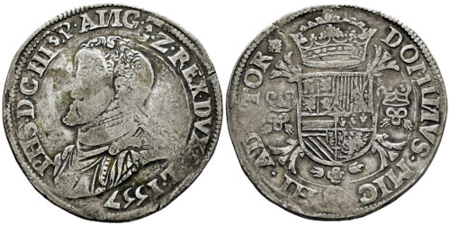 FELIPE II  ESCUDO FELIPE 1557 NIMEGA