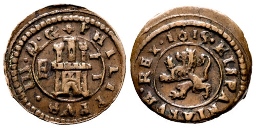 FELIPE III  2 MARAVEDIS 1619 SEGOVIA