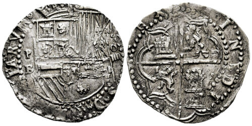 FELIPE II  4 REALES S/F (1578-1595) POTOSI