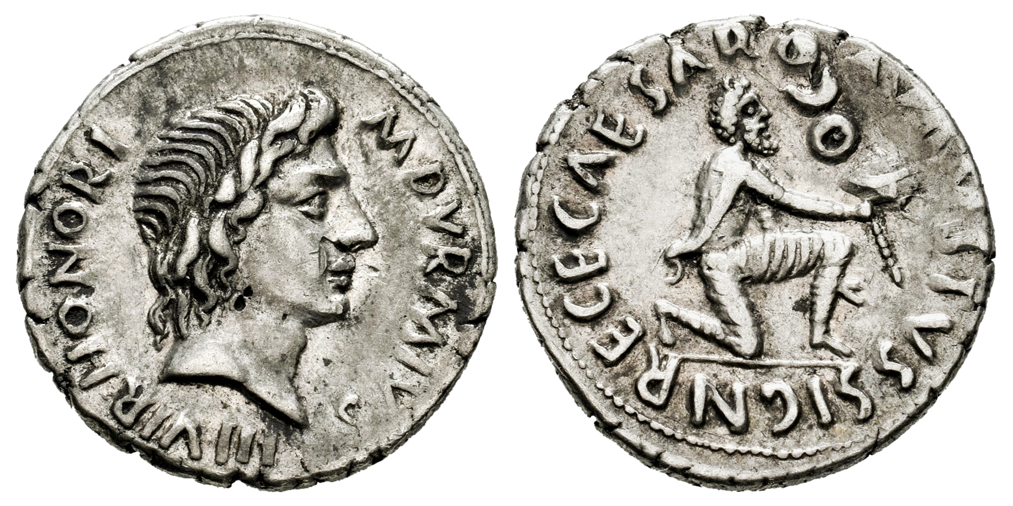 AUGUSTO (DENARIO) 19 a.C.