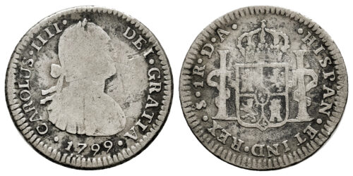 CARLOS IV  1 REAL 1799 SANTIAGO DA