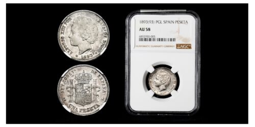 ALFONSO XIII  1 PESETA 1893