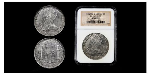 CARLOS III  8 REALES 1782 MEXICO FF (EL CAZADOR)