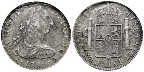 CARLOS III  8 REALES 1782 MEXICO FF (EL CAZADOR) - Imagen 2