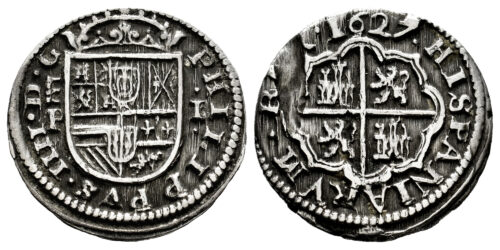 FELIPE IV  1 REAL 1627 SEGOVIA P