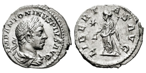 HELIOGABALO (DENARIO) 220 al 221 d.C.