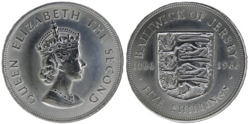 JERSEY 5 SHILLINGS 1966
