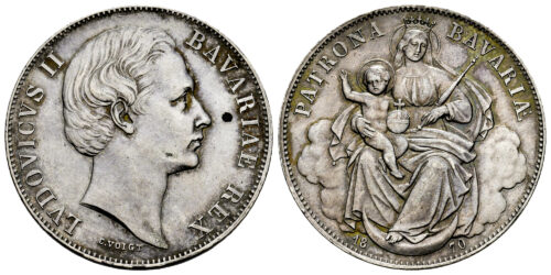 ALEMANIA (ESTADO DE BAVARIA) 1 THALER 1870