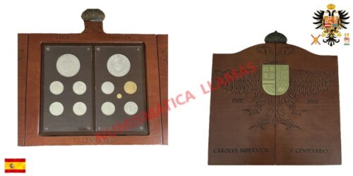Alternative view of ESPAÑA ESTUCHE COMPLETO PLATA Y ORO 2000 CARLOS V EMPERADOR
