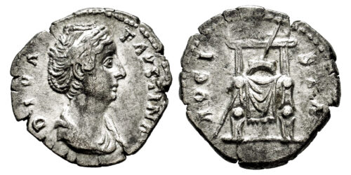 FAUSTINA I (DENARIO) 141 d.C.