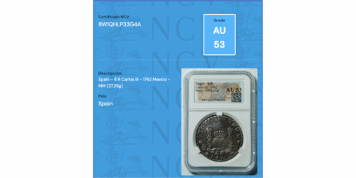 CARLOS III  8 REALES 1762 MEXICO MM - Imagen 2