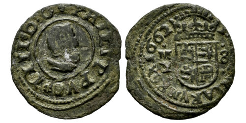 FELIPE IV  8 MARAVEDIS 1662 MADRID Y