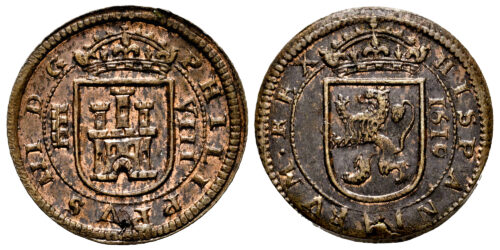 FELIPE III  8 MARAVEDIS 1619 SEGOVIA