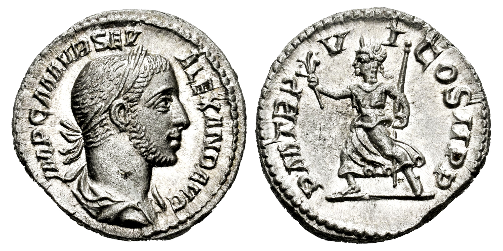 ALEJANDRO SEVERO (DENARIO) 227 d.C.