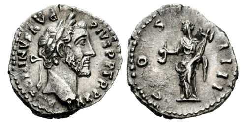 ANTONINO PIO (DENARIO) 152 al 153 d,C.