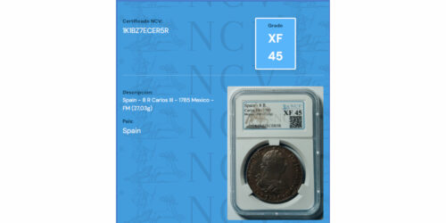 CARLOS III  8 REALES 1785 MEXICO FM - Imagen 2