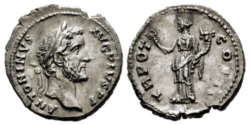 ANTONINO PIO (DENARIO) 139 d.C.