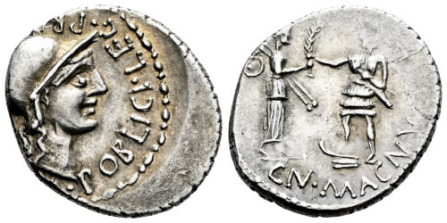 POMPEYO MAGNO (DENARIO) 46 al 45 a.C.