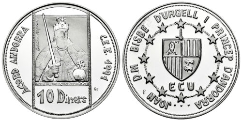 ANDORRA 10 DINERS 1991 CARLO MAGNO