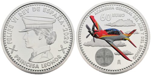ESPAÑA 60 EUROS 2026 ACADEMIA DEL AIRE - PRINCESA LEONOR