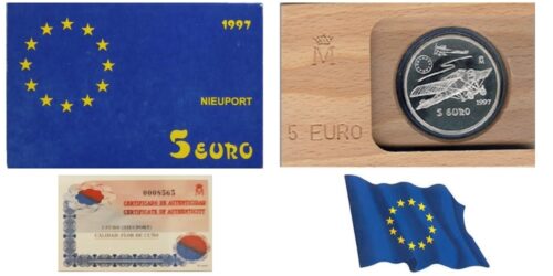 ESPAÑA 5 EURO 1997 NIEUPORT