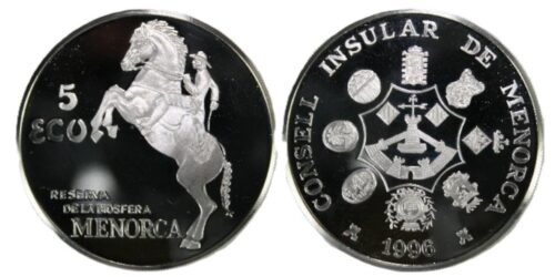 Alternative view of ESPAÑA 5 ECUS 1996 MENORCA