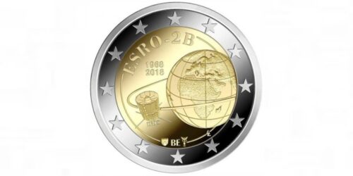Alternative view of 2 EUROS BELGICA 2018 SATELITE ESRO-2B