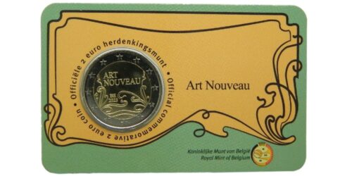 2 EUROS BELGICA 2023 ART NOUVEAU EN BELGICA