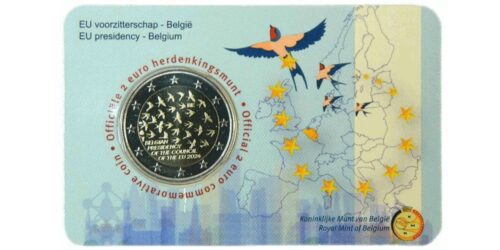 2 EUROS BELGICA 2024 PRESIDENCIA BELGA DE LA U.E.