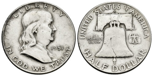 USA 1/2 DOLAR 1951 D