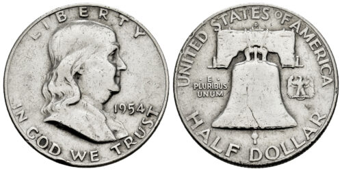 USA 1/2 DOLAR 1954 D