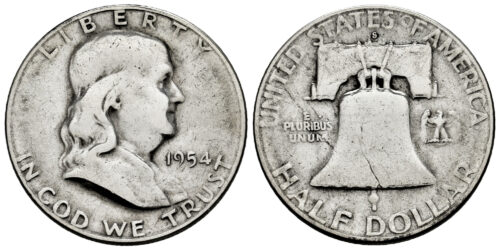 USA 1/2 DOLAR 1954 S