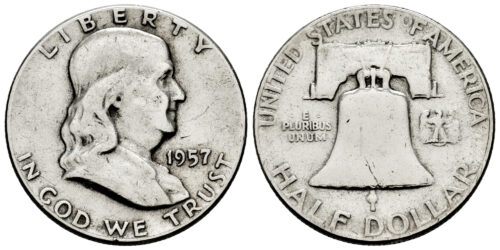 USA 1/2 DOLAR 1957