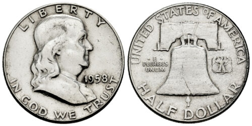 USA 1/2 DOLAR 1958