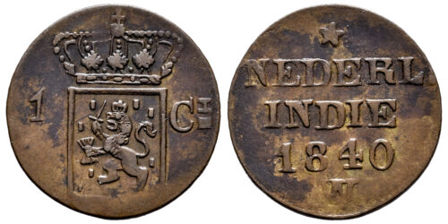 INDIA HOLANDESA 1 CENTIMO 1840