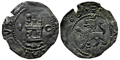 REYES CATOLICOS 2 MARAVEDIS S/F (1474-1504) CUENCA