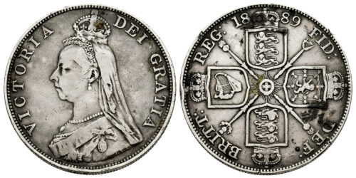 INGLATERRA DOBLE FLORIN 1889