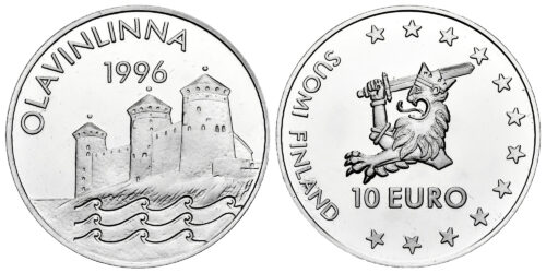 FINLANDIA 10 EUROS 1996 CASTILLO DE OLAVINLINNA