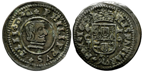 FELIPE IV  16 MARAVEDIS 1663 CORDOBA TM