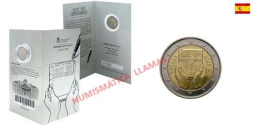 ESPAÑA CARTERA 2 EUROS 2026 ART.49 INCLUSION