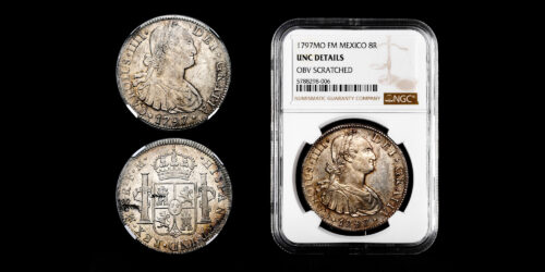 CARLOS IV  8 REALES 1797 MEXICO FM