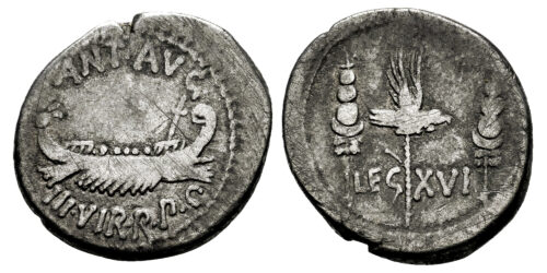 MARCO ANTONIO (DENARIO) 32 al 31 a.C.