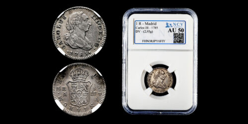 CARLOS III  1 REAL 1785 MADRID DV