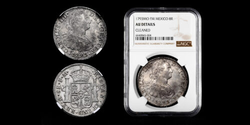 CARLOS IV  8 REALES 1793 MEXICO FM