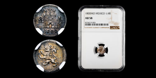 CARLOS IV  1/4 REAL 1800 MEXICO