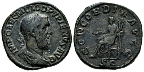 PUPIENO (SESTERCIO) 238 d.C.