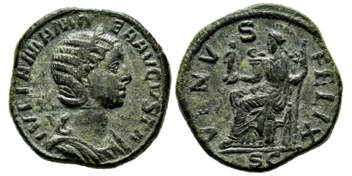JULIA MAMEA (SESTERCIO) 222 al 235 d.C.